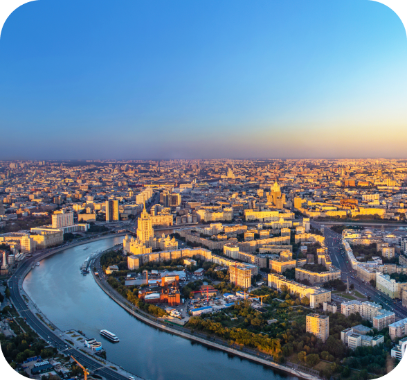 Panoramic view of Moscow